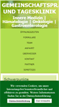 Mobile Screenshot of onkologie-halle.de